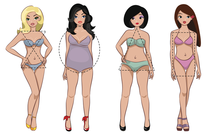 dress shapes for body types